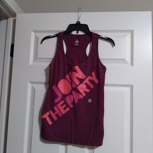 Women's size Large Zumba workout shirt